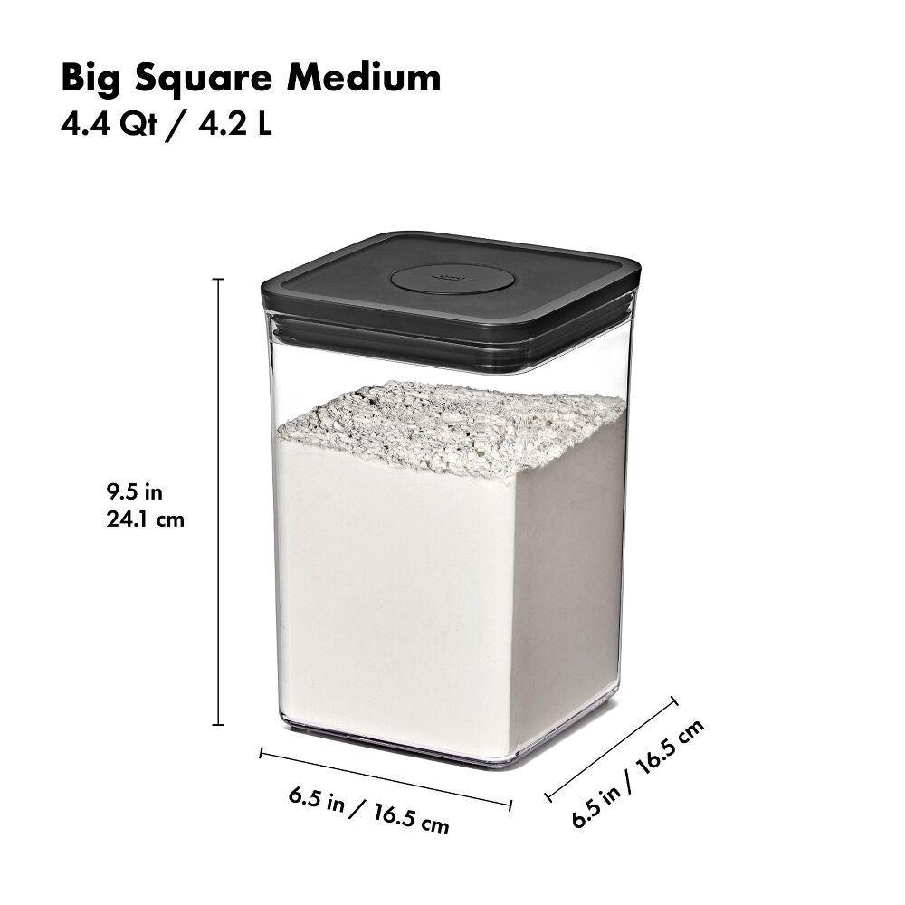 POP Container - Big Square Medium (4.4 Qt/4.2 L) E4