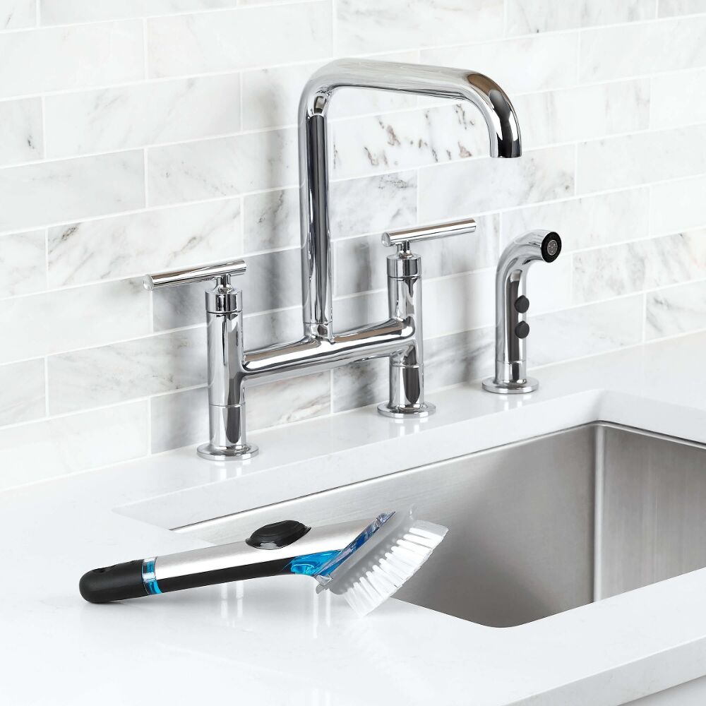 Steel Soap Dispensing Dish Brush Refills N0