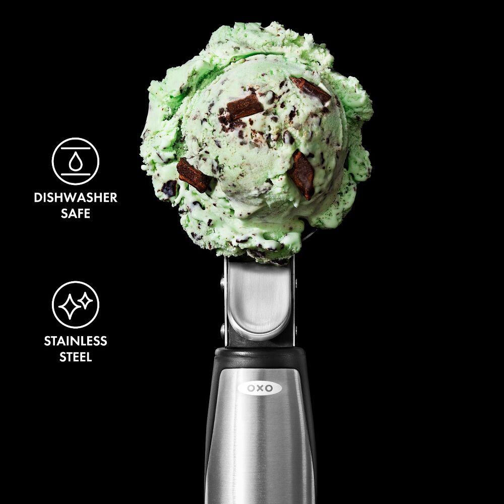 Steel Lever Ice Cream Scoop N1