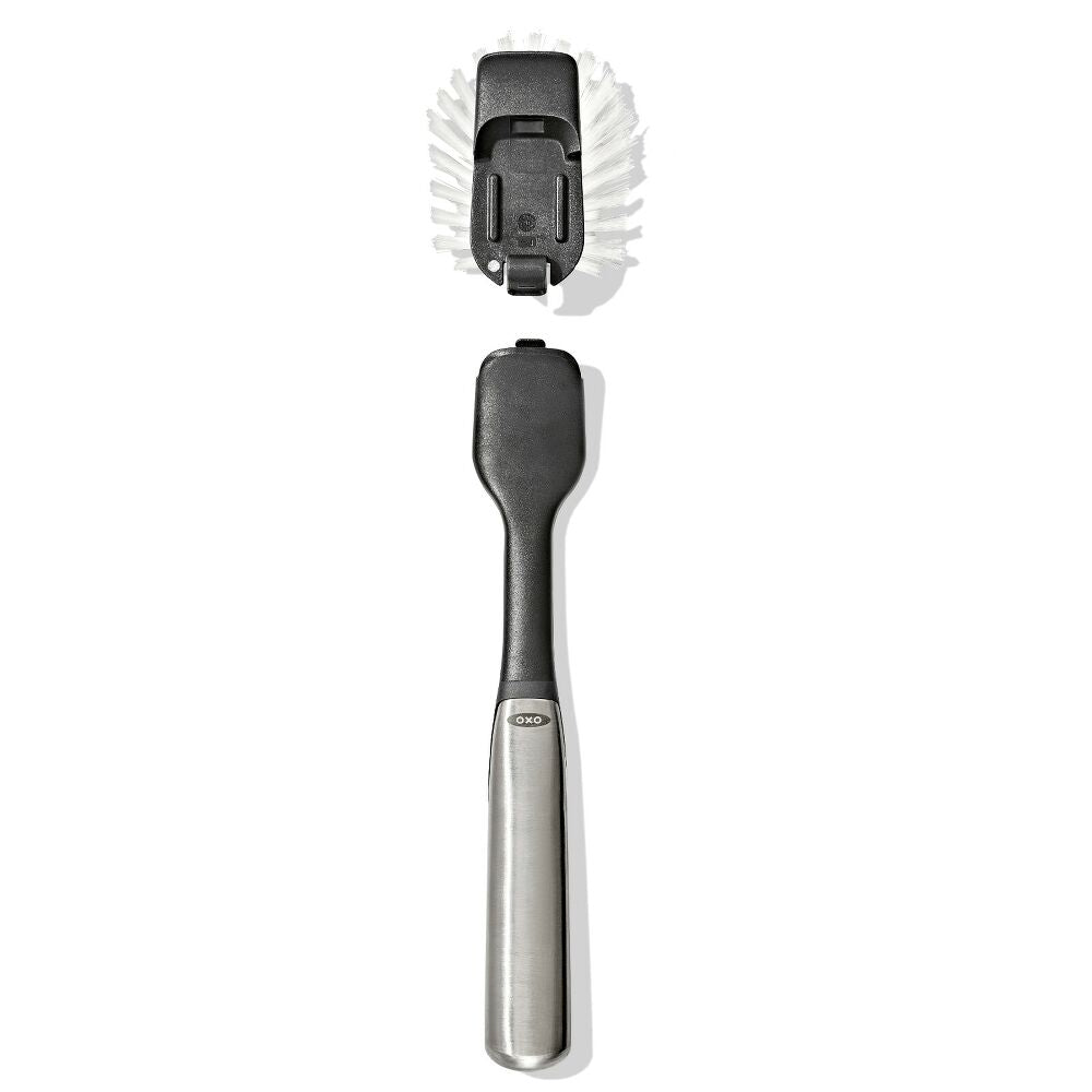 Steel Dish Brush with Replaceable Head R0