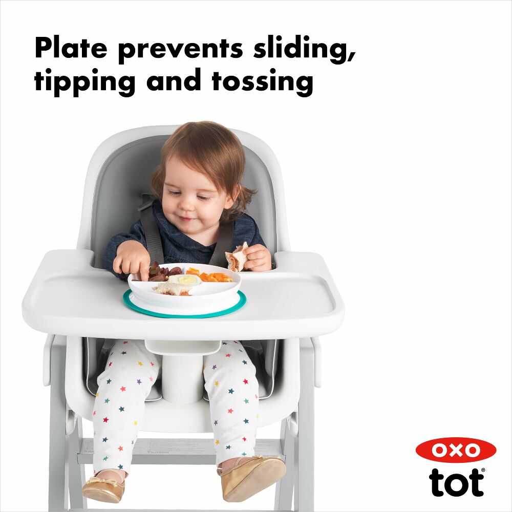 Stick & Stay Suction Divided Plate P6