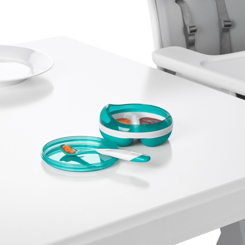 Divided Feeding Dish with Removable Ring G8