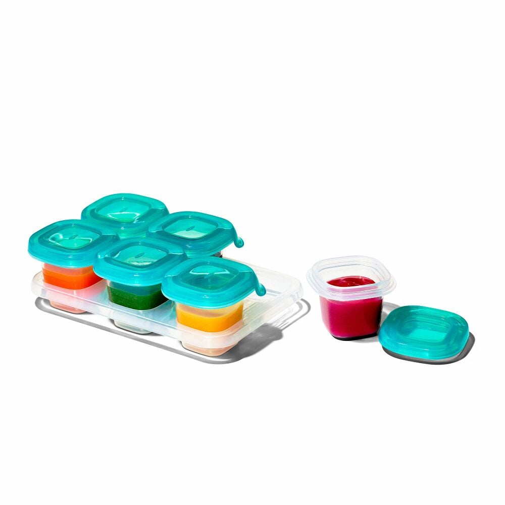 2 oz Baby Blocks™ Silicone Freezer Storage Containers A0