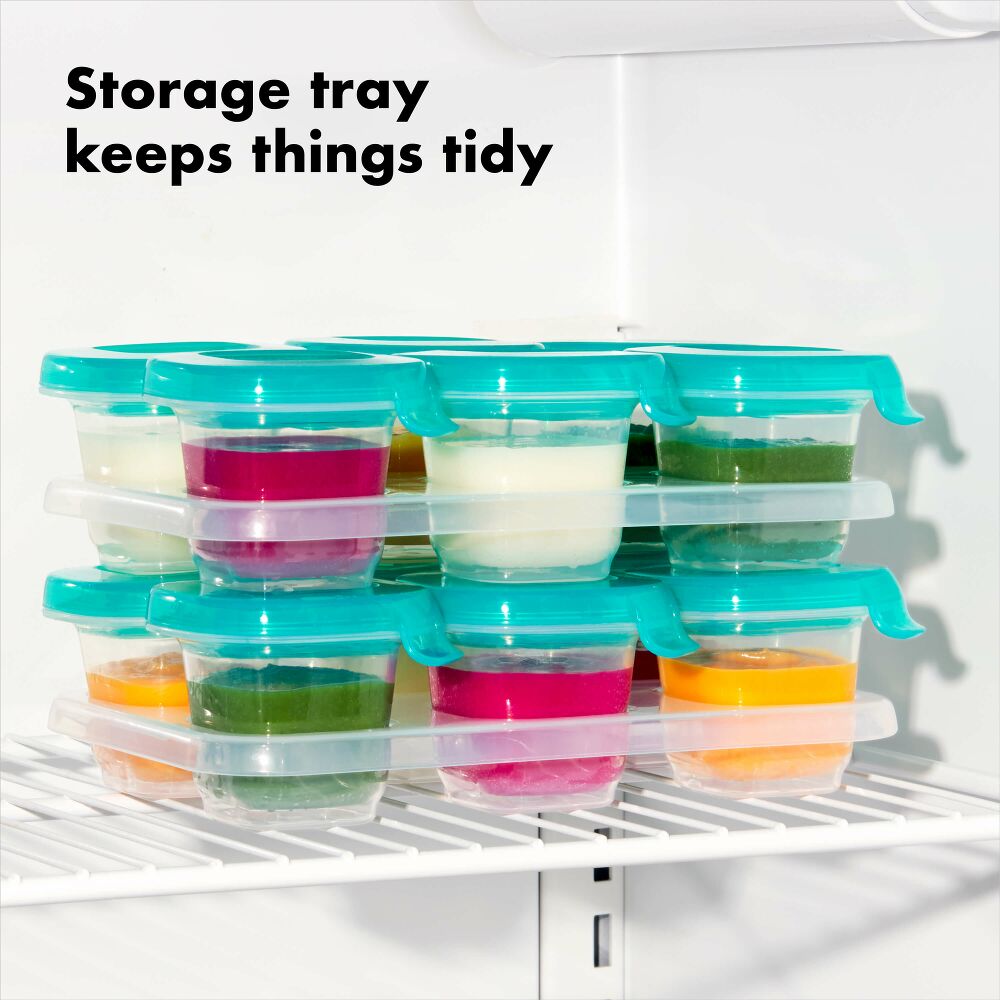 2 oz Baby Blocks™ Silicone Freezer Storage Containers A0