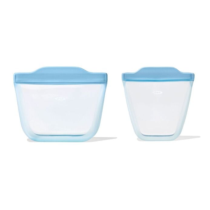Tot Silicone Reusable Bag - 2-Piece Stand-Up Cup Set A5
