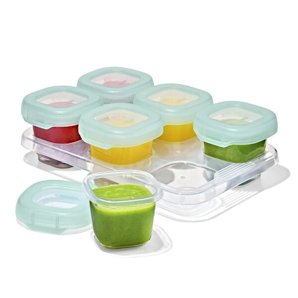 Baby Blocks Food Storage Containers (2 oz) - Opal M1