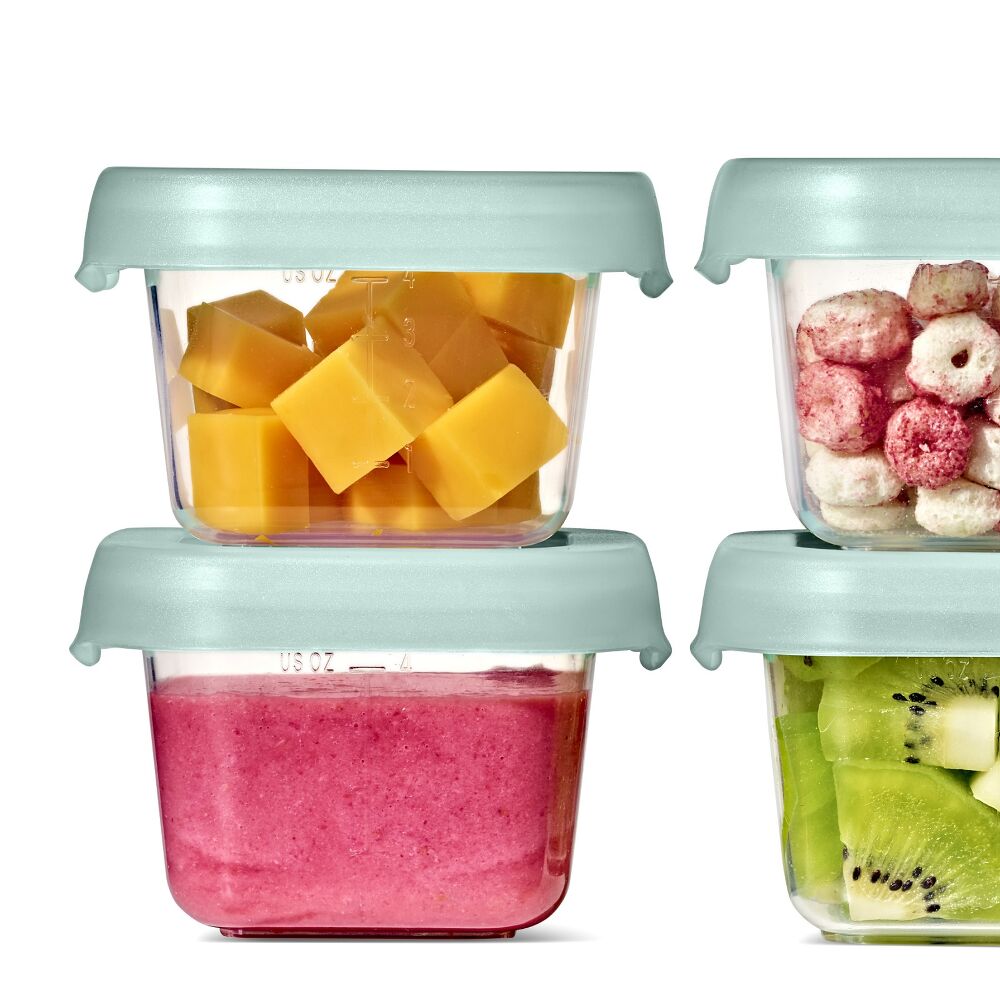 Baby Blocks Food Storage Containers (4 oz) - Opal C3