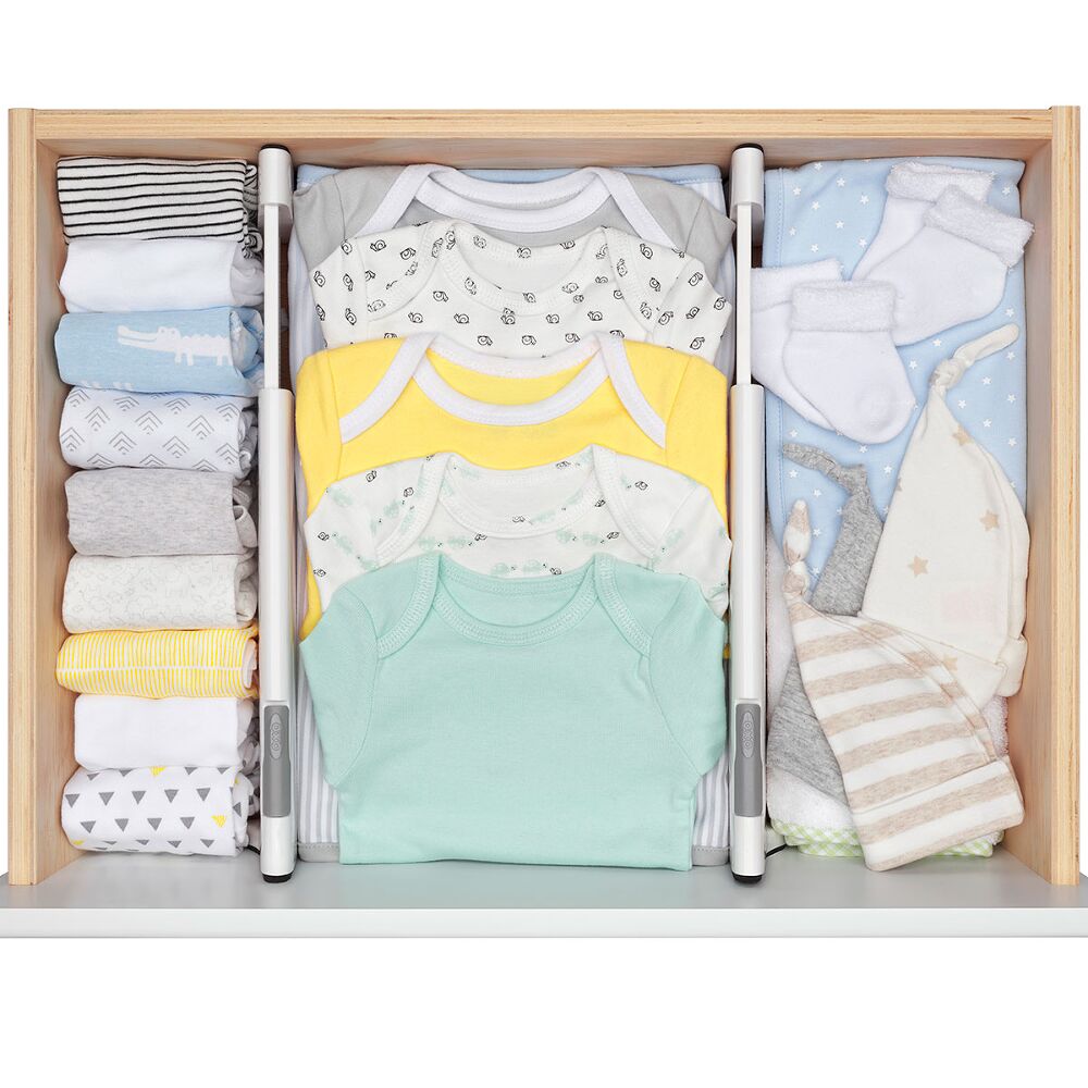 OXO TOT Expandable Dresser Drawer Divider - 4 Pack K8