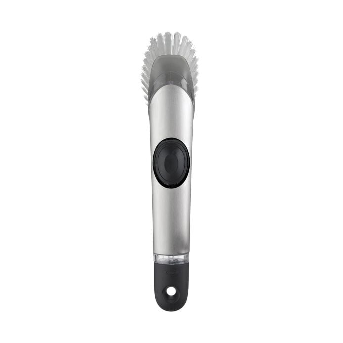 Steel Soap Dispensing Dish Brush N6