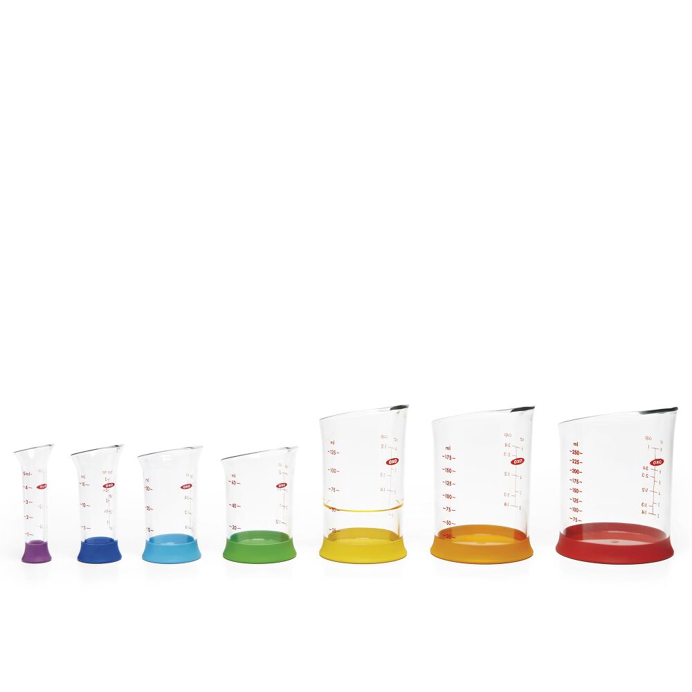 7 Piece Liquid Measuring Beaker Set H3