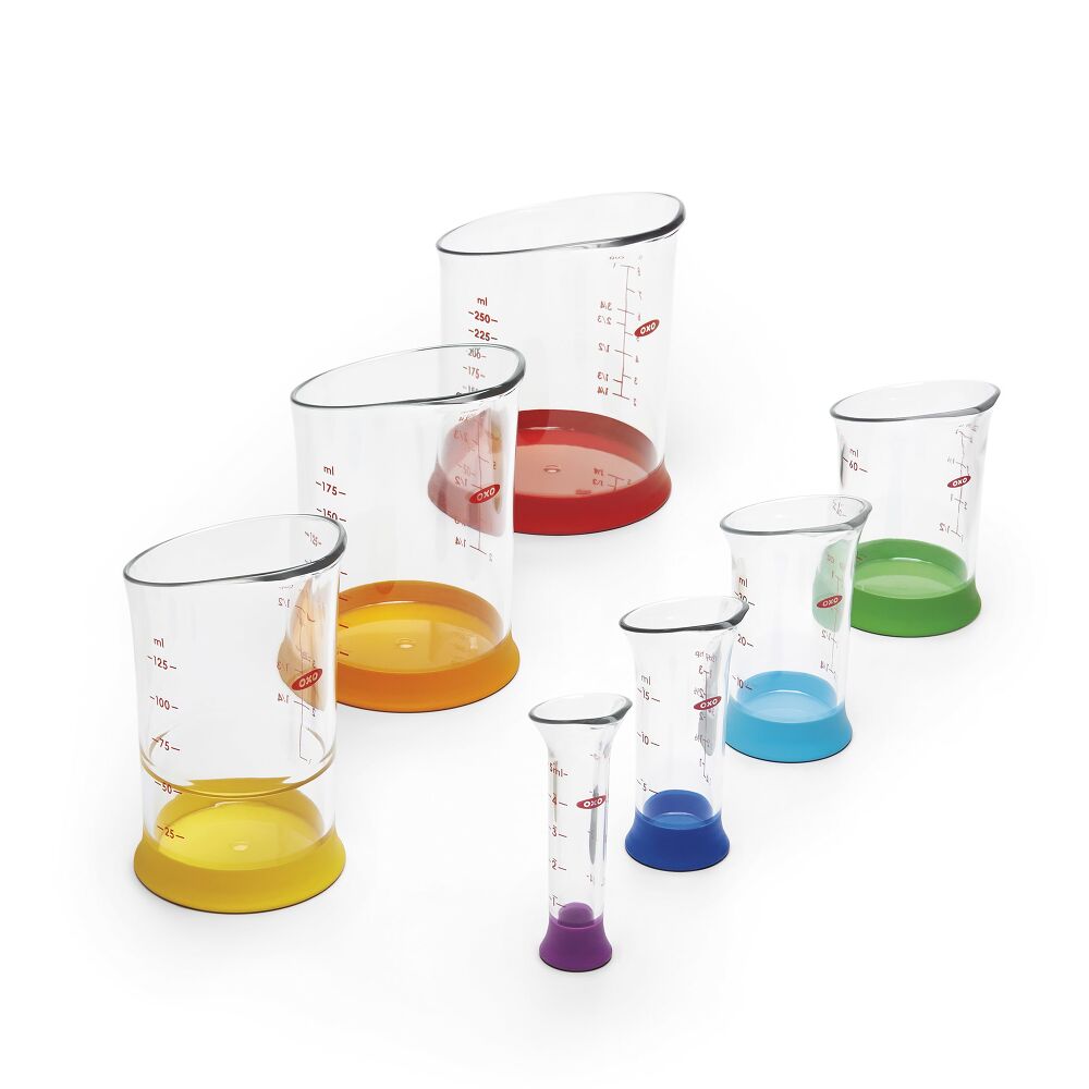 7 Piece Liquid Measuring Beaker Set H3