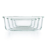 Smart Seal 3.5 Cup Glass Rectangle Container - Teal E4
