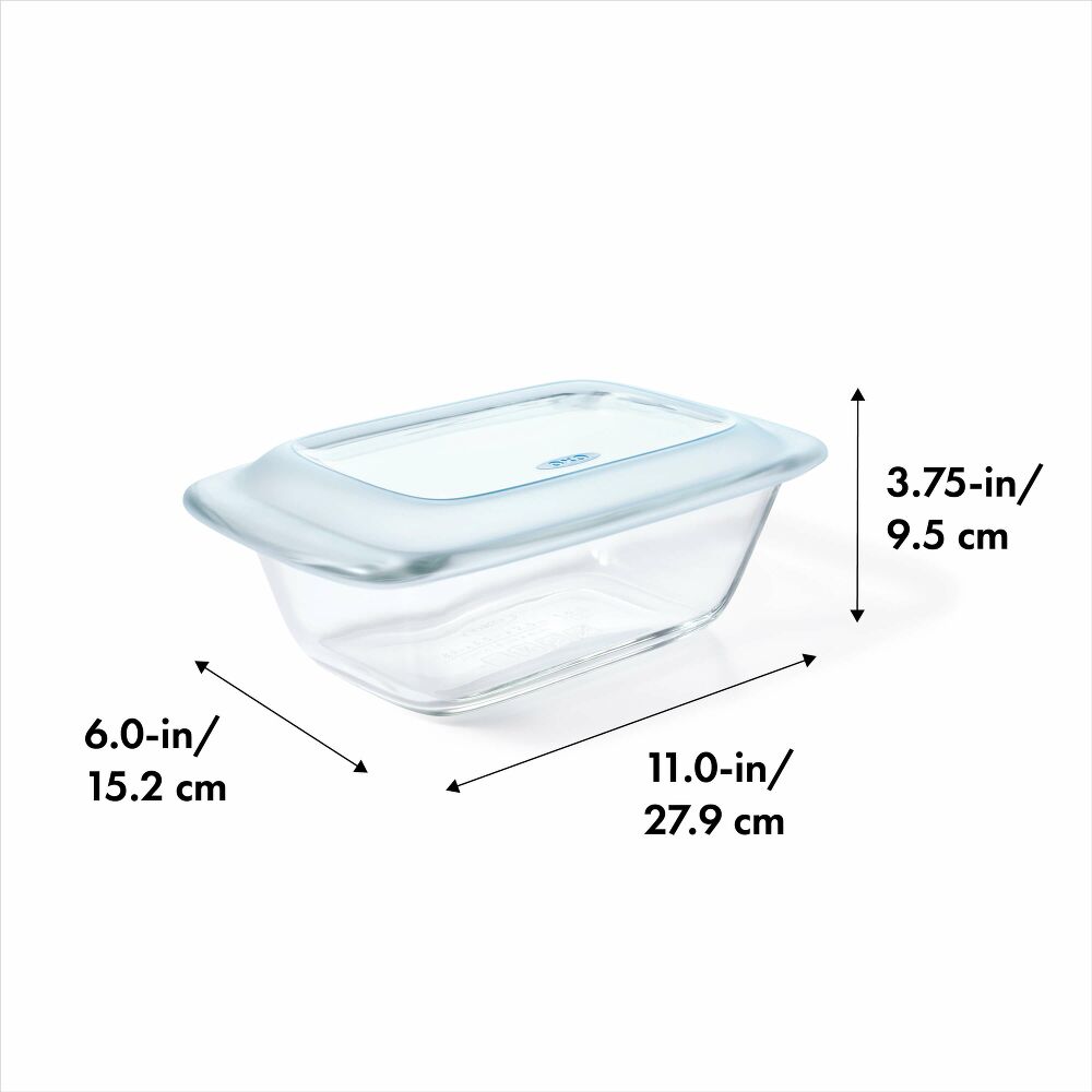 1.6 Qt Loaf Baking Dish with Lid O6