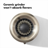 Contoured Mess-Free Salt Grinder G8