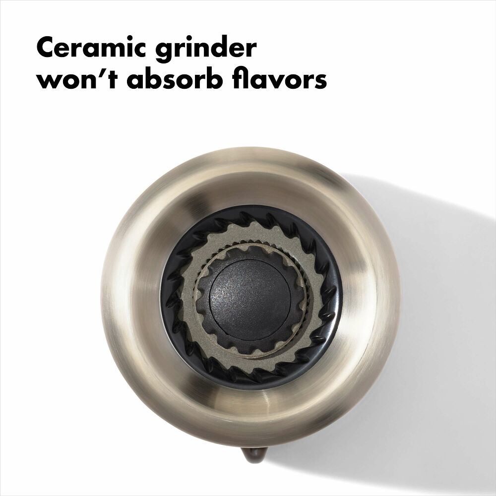 Contoured Mess-Free Pepper Grinder S5