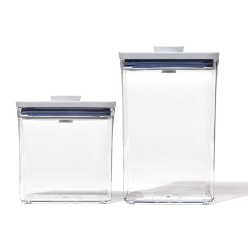 POP Container - Rectangle Medium (2.7 Qt.) & POP Container - Rectangle Short (1.7 Qt.) Bundle P7