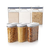 3 Piece Cereal Dispenser Set & 6-Piece POP Container Set Bundle I9