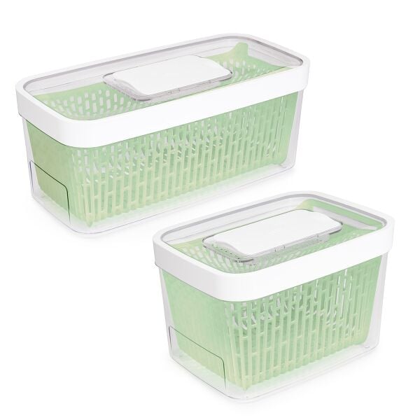 GreenSaver Produce Keeper (4.3 Qt) & GreenSaver Produce Keeper (5.0 Qt) Bundle A0