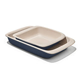 2 Qt Square Stoneware Baking Dish X2