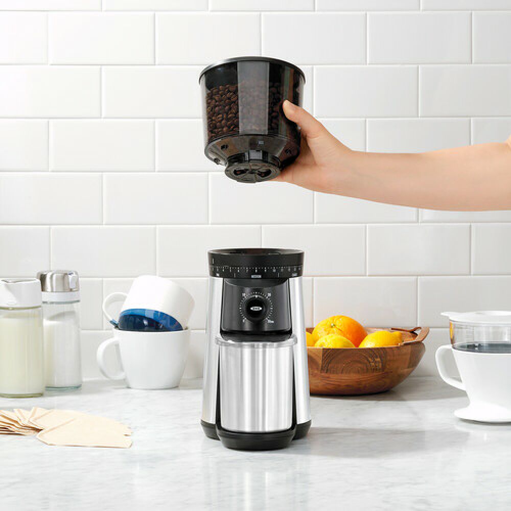 Replacement Hopper with Lid for Conical Burr Coffee Grinder L0
