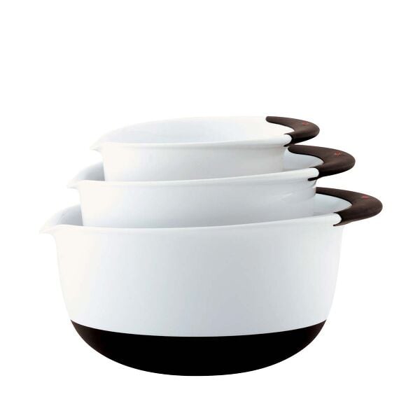 3-Piece Mixing Bowl Set - White V0