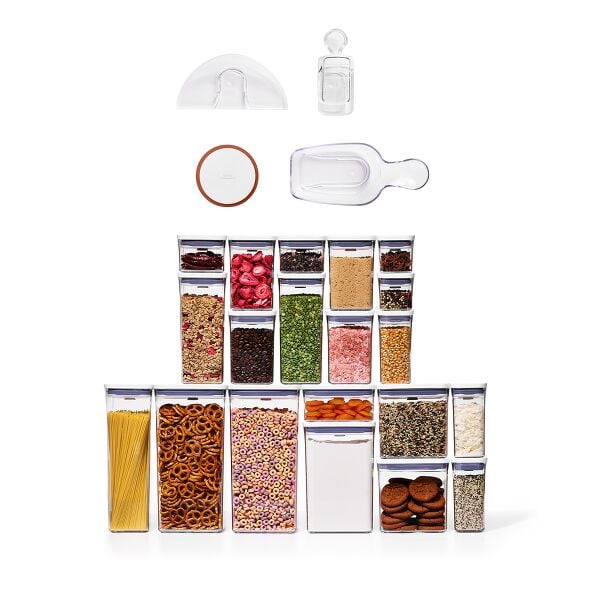 POP 4-Piece Baking Set & 20-Piece POP Container Set Bundle V8