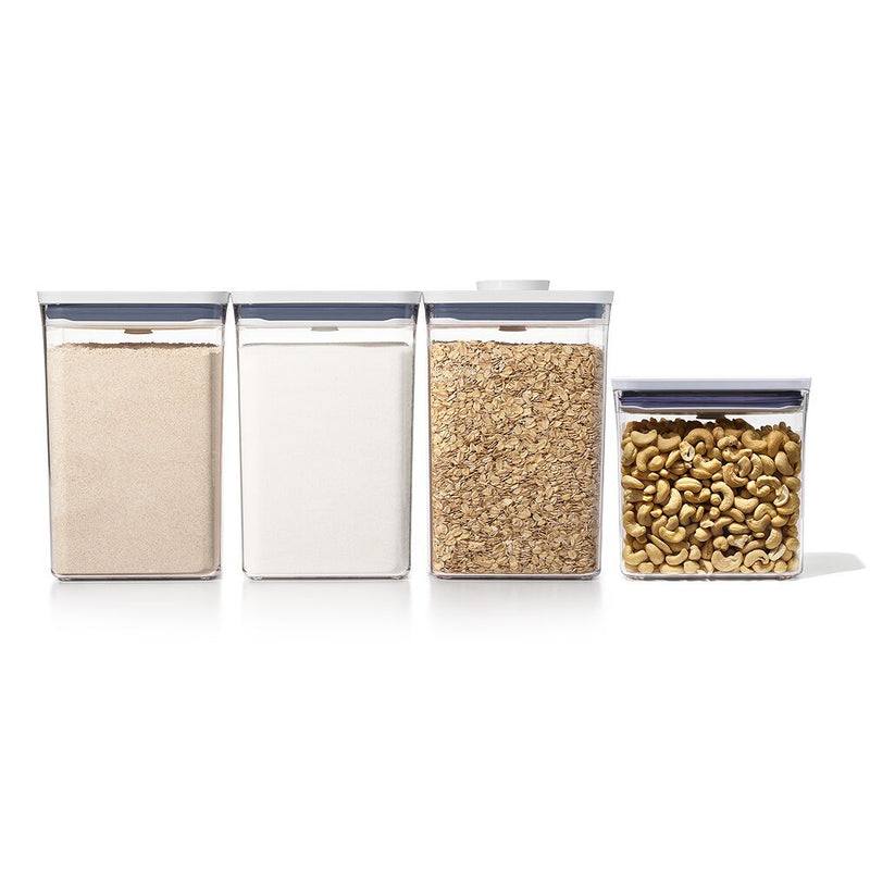 POP Container - Rectangle Short (1.7 Qt.) & 6-Piece POP Container Set Bundle Q0
