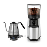 Adjustable Temperature Pour-Over Kettle & Conical Burr Coffee Grinder Bundle Y4