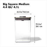 POP Container - Big Square Medium (4.4 Qt/4.2 L) E4