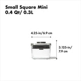 POP Container - Small Square Mini (0.4 Qt.) H5