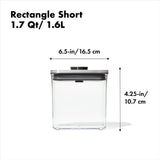 POP Container - Rectangle Short (1.7 Qt/1.6 L) - Matte Black U2