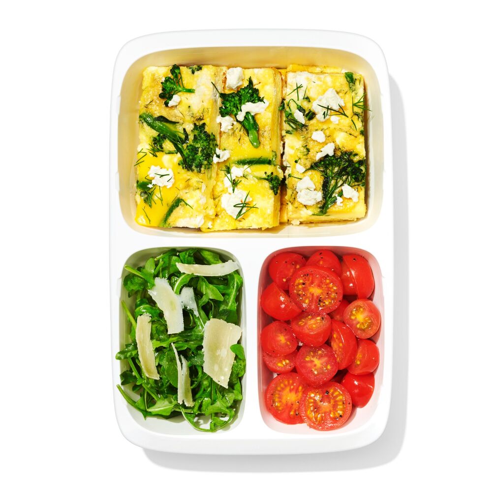 Prep & Go 4.1-Cup Divided Container - Ocean Blue F0