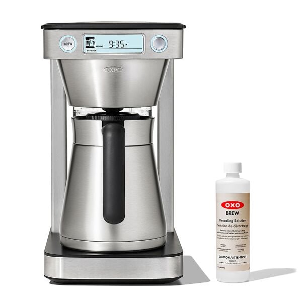 12-Cup Coffee Maker with Podless Single-Serve Function & Descaling Solution Bundle Y9