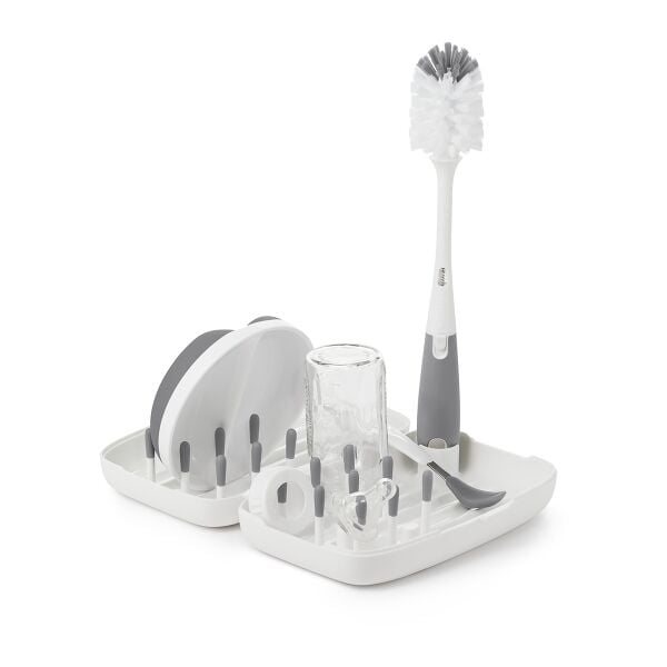 On-the-Go Drying Rack with Bottle Brush I1