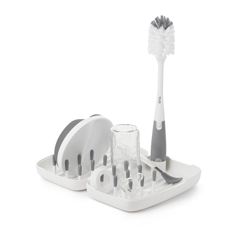 On-the-Go Drying Rack with Bottle Brush I1