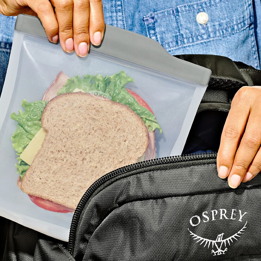 Silicone Reusable Bag  Sandwich (28 oz) - Fog G3