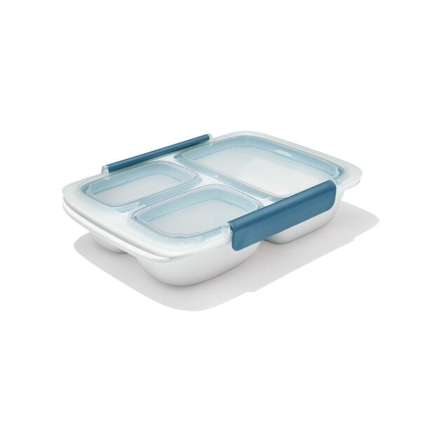 Prep & Go 4.1-Cup Divided Container - Ocean Blue F0