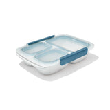 Prep & Go 4.1-Cup Divided Container - Ocean Blue C3