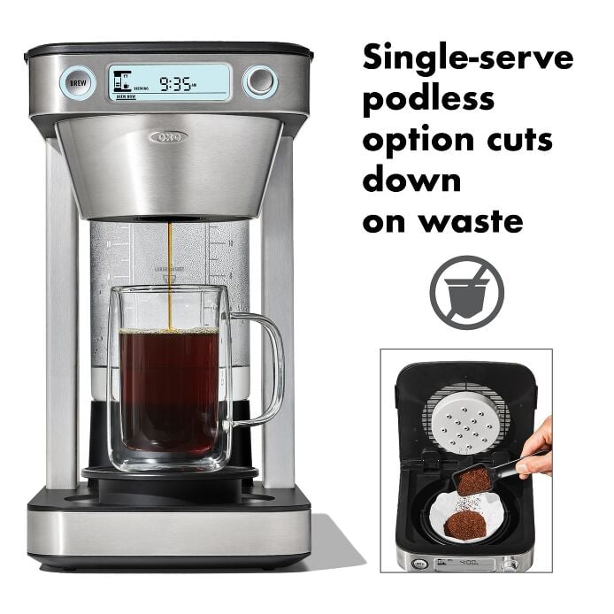 12-Cup Coffee Maker with Podless Single-Serve Function K6