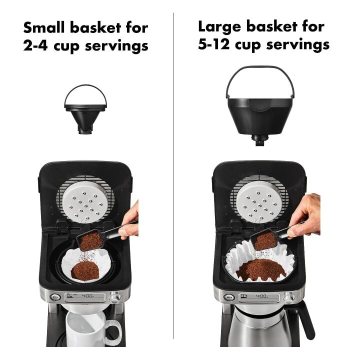 12-Cup Coffee Maker with Podless Single-Serve Function K6