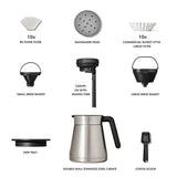 12-Cup Coffee Maker with Podless Single-Serve Function K6