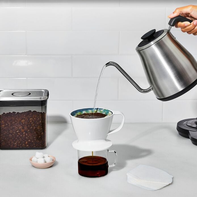 Adjustable Temperature Pour-Over Kettle D5