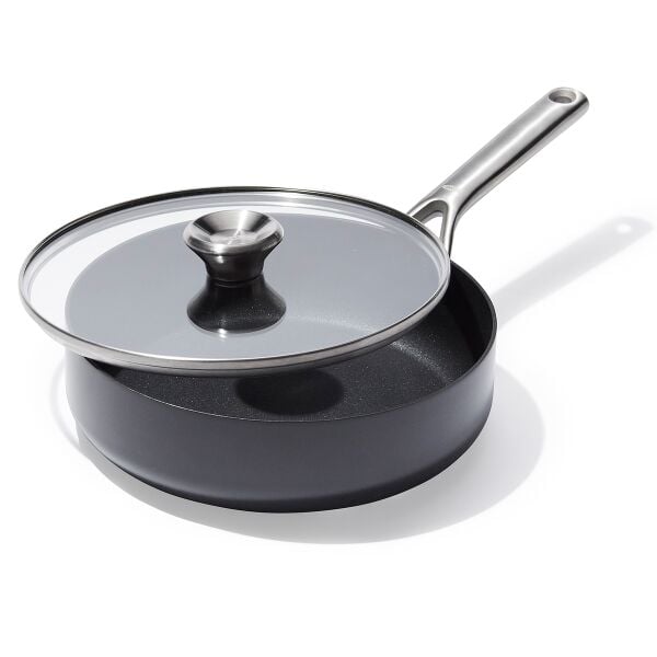 Ceramic Professional Non-Stick 3-Quart Sauté Pan with Lid P9