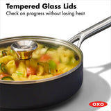 Ceramic Professional Non-Stick 3-Quart Sauté Pan with Lid P9