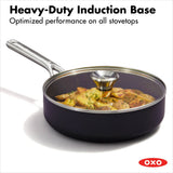 Ceramic Professional Non-Stick 3-Quart Sauté Pan with Lid P9