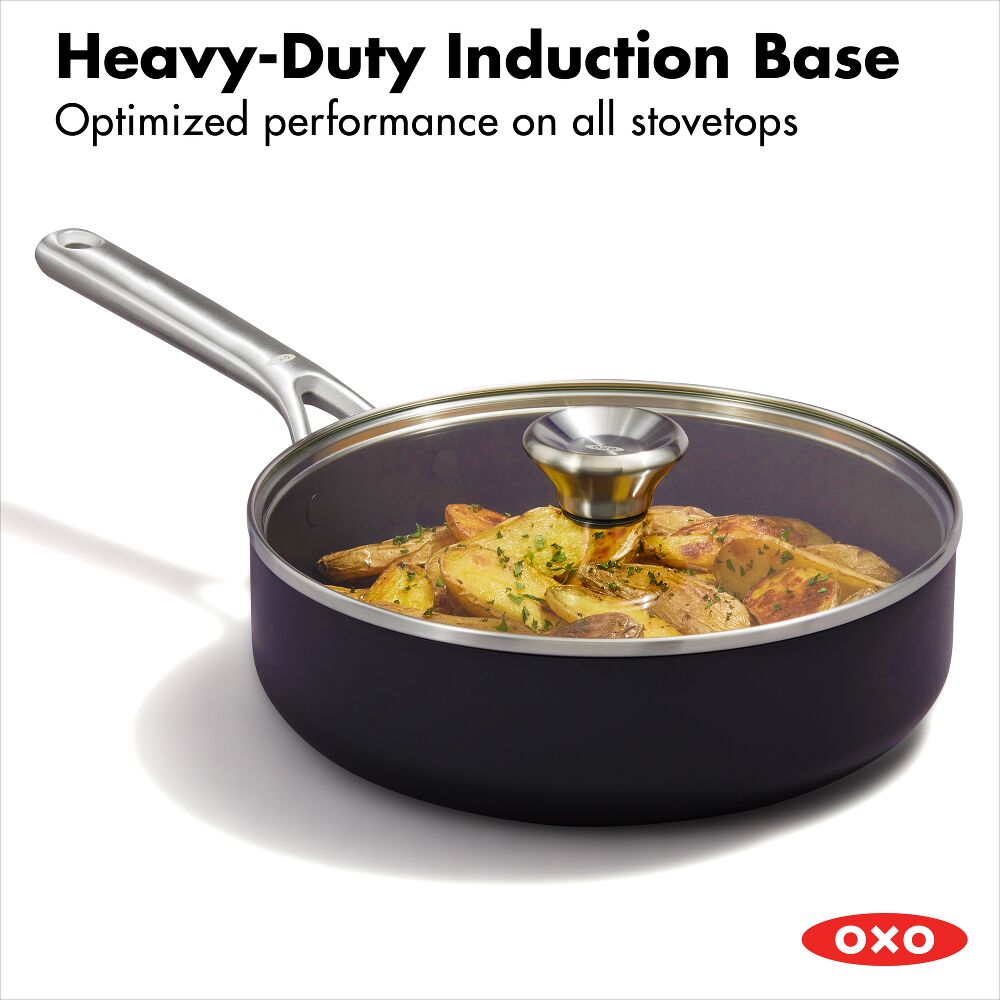 Ceramic Professional Non-Stick 3-Quart Sauté Pan with Lid P9