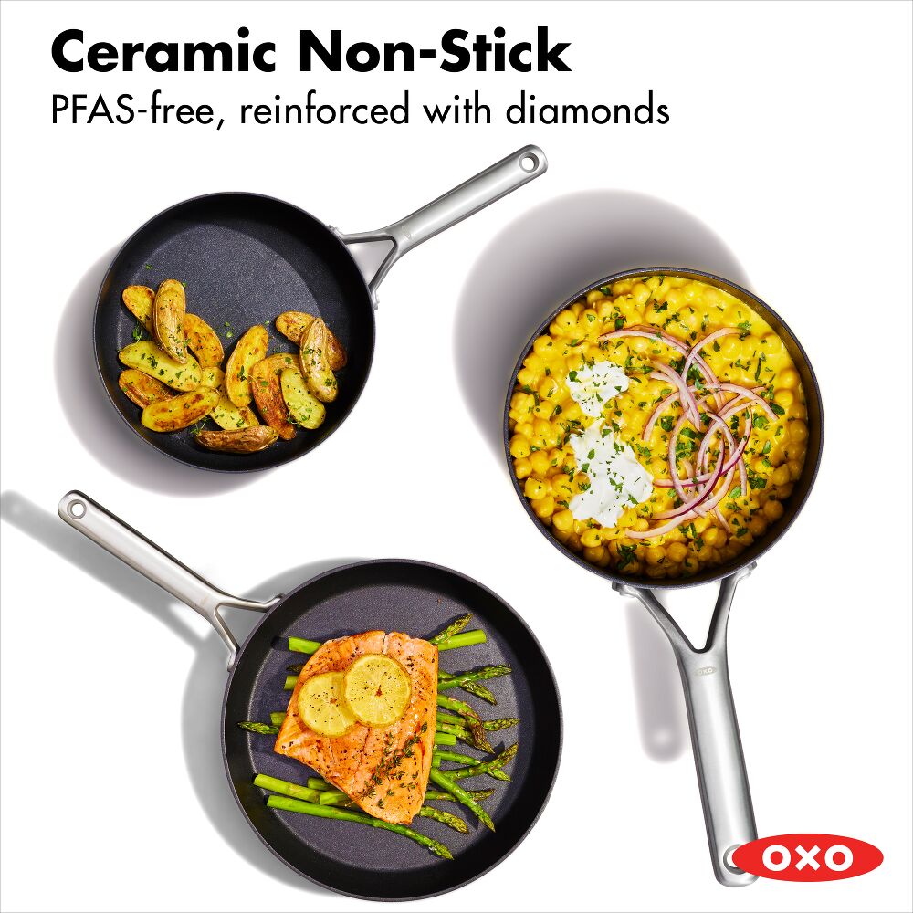 OXO Ceramic Professional Non-Stick 5-Piece Cookware Set Z1