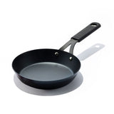 Carbon Steel Obsidian Series 8-Inch Frypan with Silicone Sleeve M3