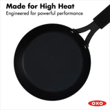 Carbon Steel Obsidian Series 8-Inch Frypan with Silicone Sleeve M3