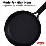 Carbon Steel Obsidian Series 10-Inch Frypan with Silicone Sleeve M8